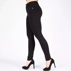 JEANS Housut></noscript>Miss Bon stretch-housut musta