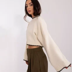 JEANS Pitkähihaiset Paidat>Miss FRA Eden neulospaita beige