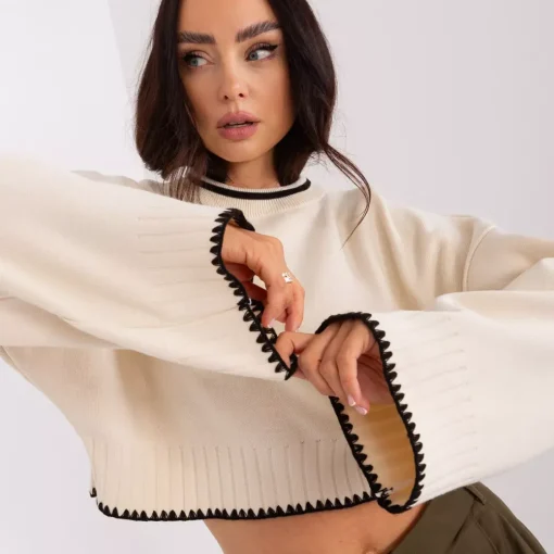 JEANS Pitkähihaiset Paidat>Miss FRA Eden neulospaita beige