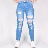 JEANS Farkut>Miss RJ Mom Fit stretchfarkut v.sininen