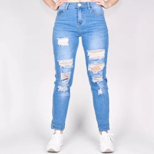 JEANS Farkut>Miss RJ Mom Fit stretchfarkut v.sininen