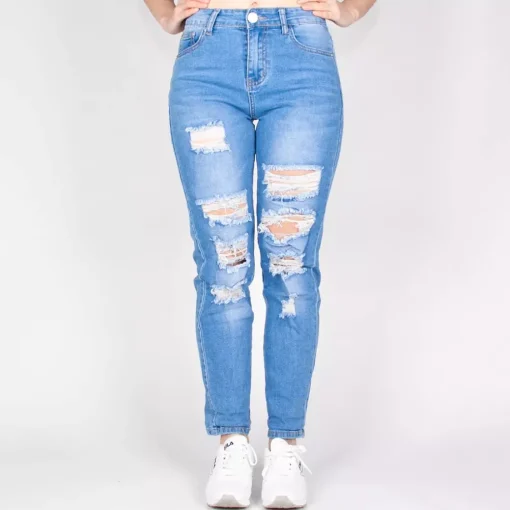 JEANS Farkut>Miss RJ Mom Fit stretchfarkut v.sininen