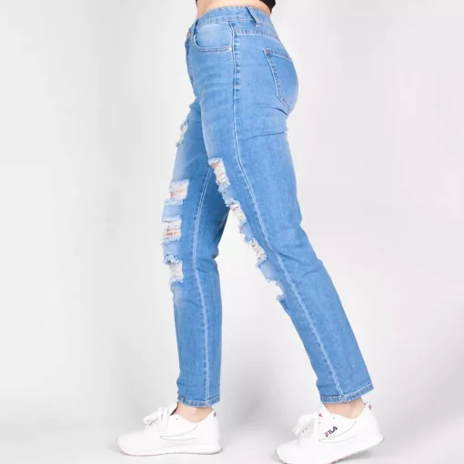JEANS Farkut>Miss RJ Mom Fit stretchfarkut v.sininen