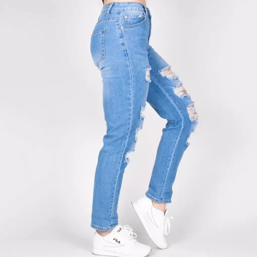 JEANS Farkut>Miss RJ Mom Fit stretchfarkut v.sininen