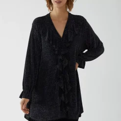 JEANS Pitkähihaiset Paidat>Mizumi Evren Lurex paita musta