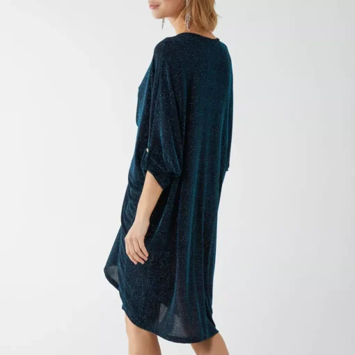 JEANS Tunikat | Plus!>Mizumi Malinka Lurex solmutunika petrooli