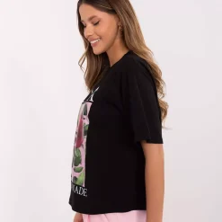 JEANS Lyhythihaiset Paidat Ja Topit></noscript>Moda Italy Roma t-paita musta