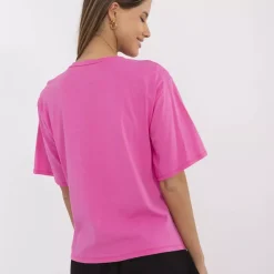 JEANS Lyhythihaiset Paidat Ja Topit>Moda Italy Roma t-paita pinkki