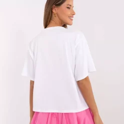 JEANS Lyhythihaiset Paidat Ja Topit></noscript>Moda Italy Roma t-paita valkoinen