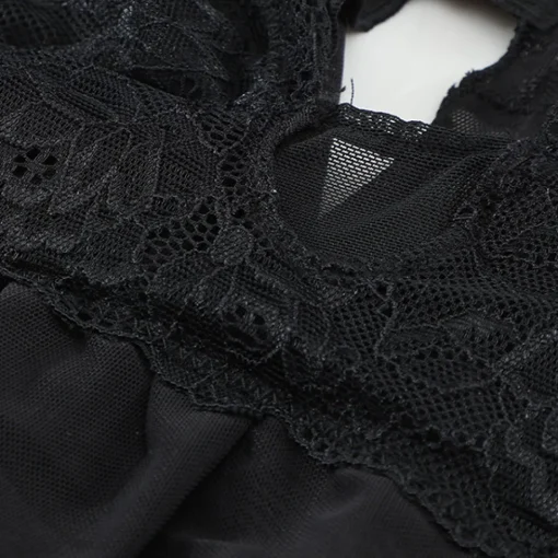 DL Collection Alusvaatteet>Musta babydoll ja stringit