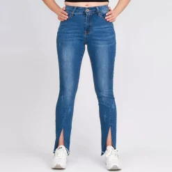 JEANS Farkut>My Bestiny Slit strechfarkut sininen
