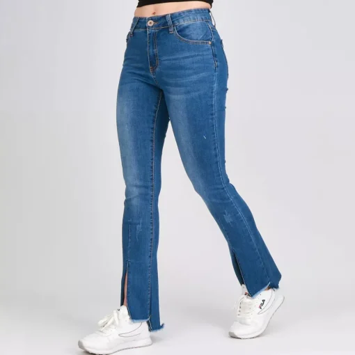 JEANS Farkut>My Bestiny Slit strechfarkut sininen