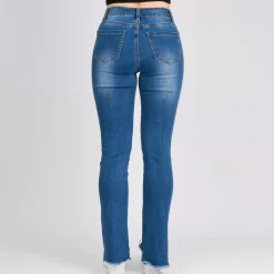 JEANS Farkut></noscript>My Bestiny Slit strechfarkut sininen
