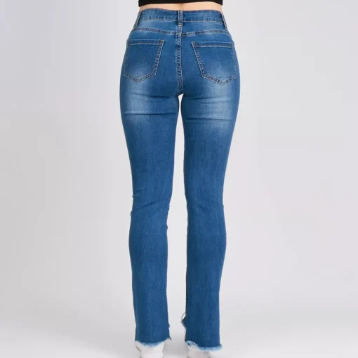 JEANS Farkut>My Bestiny Slit strechfarkut sininen
