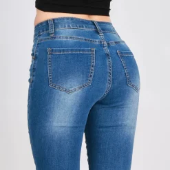 JEANS Farkut></noscript>My Bestiny Slit strechfarkut sininen