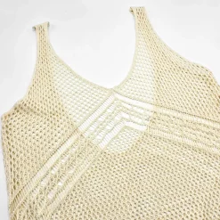 JEANS Neuleet | Maksimekot></noscript>Nandi puuvillainen neulemekko valkoinen