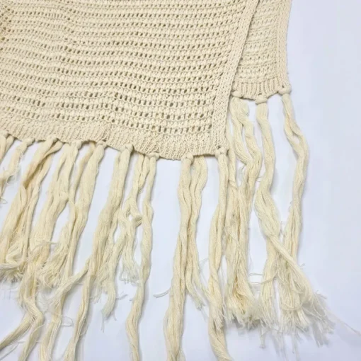 JEANS Neuleet | Maksimekot>Nandi puuvillainen neulemekko beige