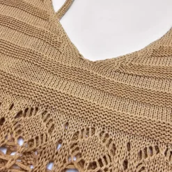 JEANS Neuleet | Maksimekot></noscript>Nandi puuvillainen neulemekko v.ruskea