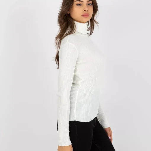 JEANS Pitkähihaiset Paidat>Naomi superstretch poolopaita valkoinen