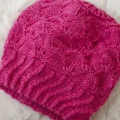 JEANS Talvipäähineet></noscript>Neulepipo pinkki