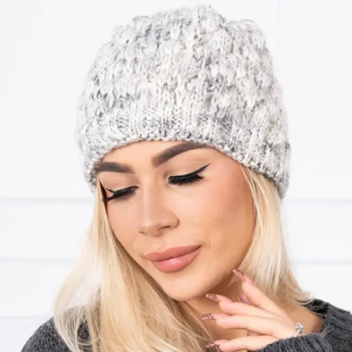 JEANS Talvipäähineet>Neulepipo vaaleanharmaa