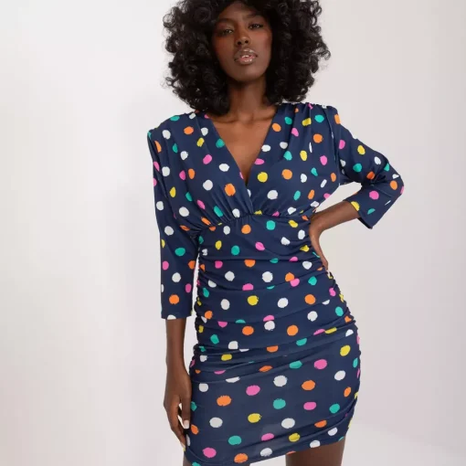 JEANS Minimekot>New Collection Catlin pilkullinen mekko navy