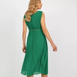 JEANS Midimekot></noscript>New Collection Celinne mekko vyöllä vihreä