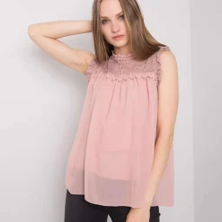 JEANS Lyhythihaiset Paidat Ja Topit>New Collection Eileen lace toppi roosa