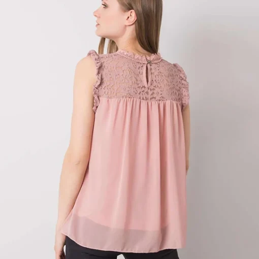JEANS Lyhythihaiset Paidat Ja Topit>New Collection Eileen lace toppi roosa