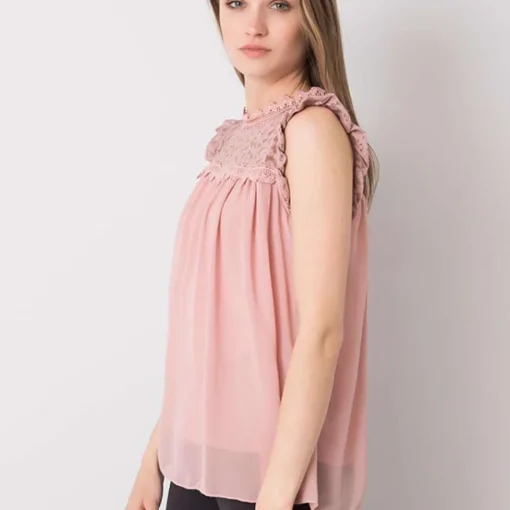 JEANS Lyhythihaiset Paidat Ja Topit>New Collection Eileen lace toppi roosa