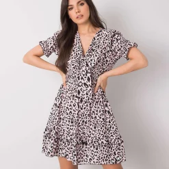 JEANS Minimekot>New Collection Irene kuvioitu mekko roosa