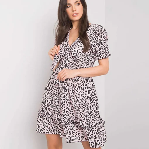 JEANS Minimekot>New Collection Irene kuvioitu mekko roosa