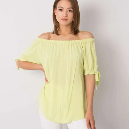 JEANS Lyhythihaiset Paidat Ja Topit>New Collection Luella off shoulder toppi sitruuna