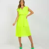 JEANS Minimekot>New Collection Sparkle mekko neonkeltainen