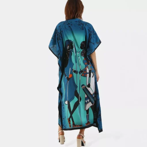 JEANS Tunikat | Plus!>Nice Day Africa viskoosikaftaani turkoosi