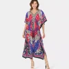 JEANS Tunikat | Plus!>Nice Day Ribine viskoosikaftaani fuksia