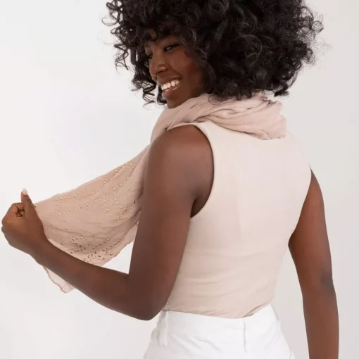 JEANS Huivit Ja Käsineet>Niittikoristeinen huivi beige