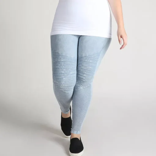 JEANS Leggingsit | Plus!>Nikibiki Vintage Moto leggingsit v.sininen