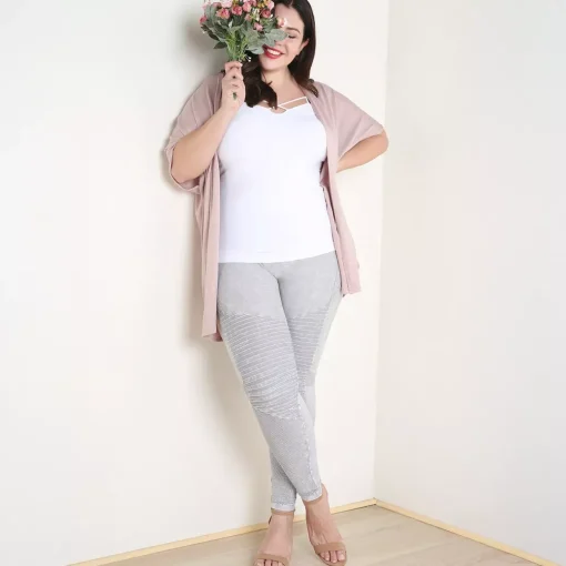 JEANS Leggingsit | Plus!>Nikibiki Vintage Moto leggingsit v.harmaa