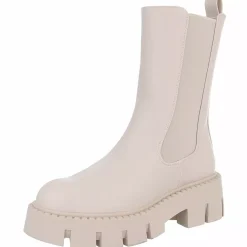 JEANS Kengät>Nilkkurit joustovarrella beige