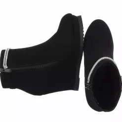 JEANS Kengät>Nilkkurit kiilakorolla musta