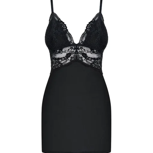 Obsessive Alusvaatteet>Cheyenne chemise ja stringit musta