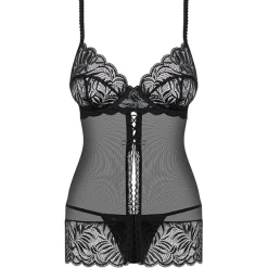 Obsessive Alusvaatteet>Contica babydoll ja stringit musta