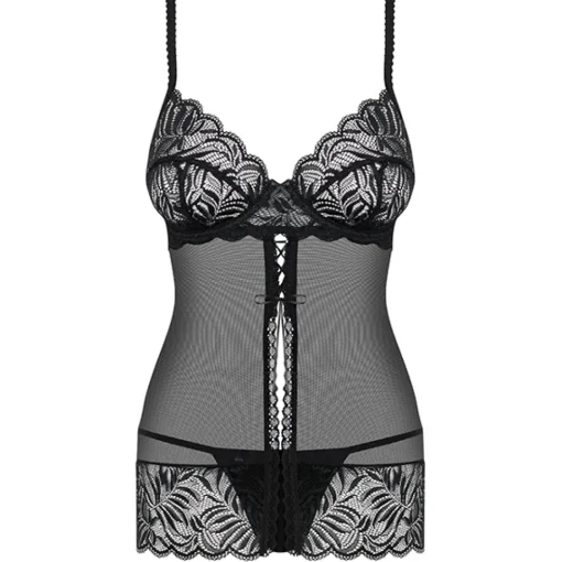 Obsessive Alusvaatteet>Contica babydoll ja stringit musta