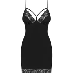 Obsessive Alusvaatteet></noscript>Diyosa chemise ja stringit musta