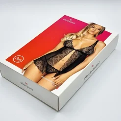 Obsessive Alusvaatteet></noscript>Firella babydoll ja stringit musta