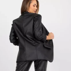 JEANS Takit></noscript>Och Bella Alice keinonahkajakku musta