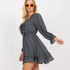 JEANS Minimekot></noscript>Och Bella Aurora mekko tummanharmaa