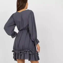 JEANS Minimekot></noscript>Och Bella Aurora mekko tummanharmaa