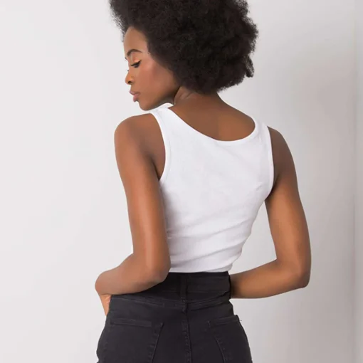 JEANS Lyhythihaiset Paidat Ja Topit>Och Bella Jaylee ribbitoppi valkoinen